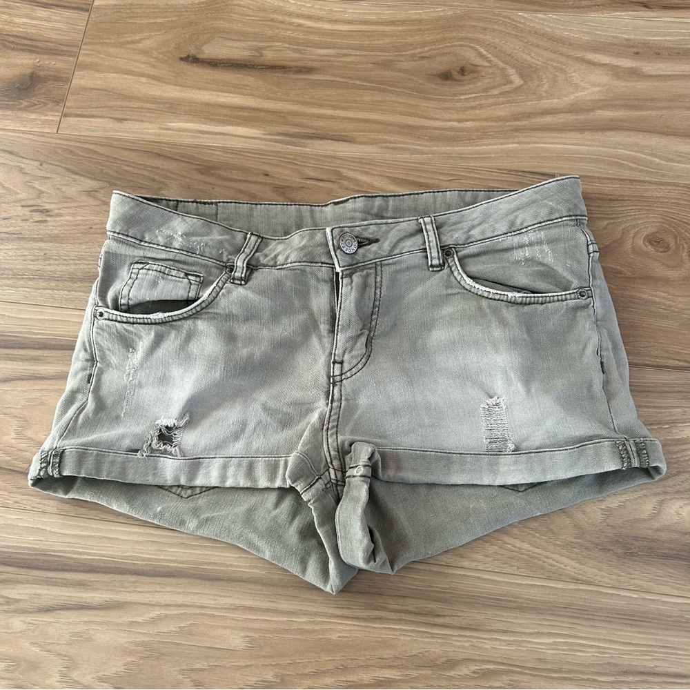Olive Green Women's Shorts